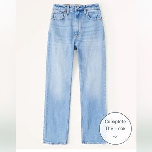 Ultra High Rise Ankle Straight Jean
